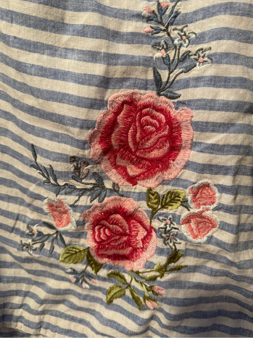 J. Jill Linen top with embroidery - Picture 2 of 4